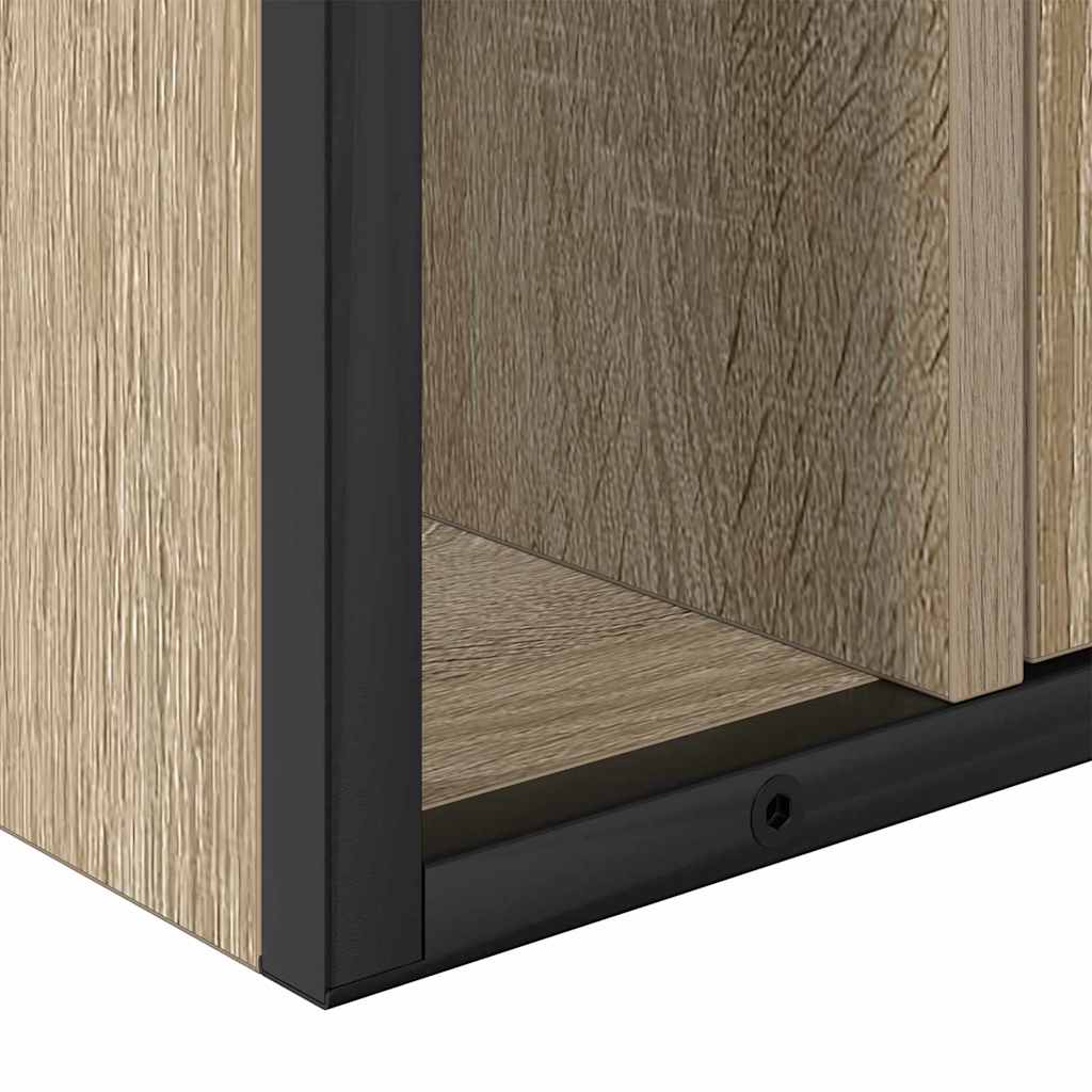 Badezimmer-Spiegelschrank Beige 60 x 16 x 60 cm Holzwerkstoff